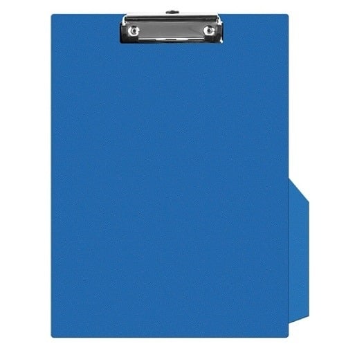 Clipboard PVC A4 z kieszonką niebieski