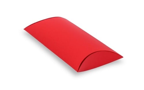 czerwone opakowanie poduszka 