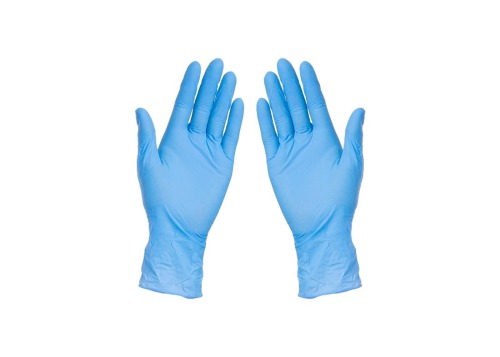 Rękawice Nitrylowe Niebieskie „L”  8% Vat