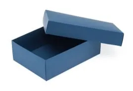 pudełko ozdobne na prezent niebieskie