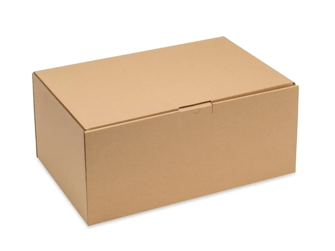 Brązowe pudełko kartonowe
