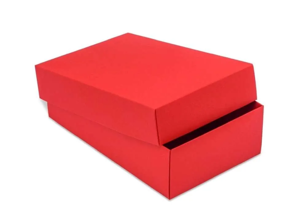 Pudełko laminowane czerwone