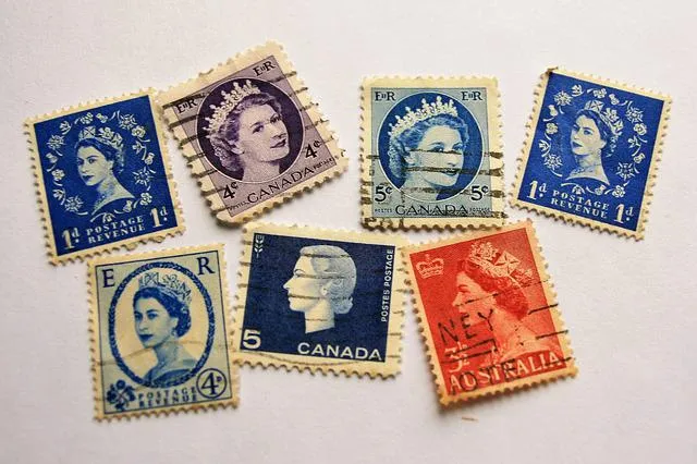 Znaczki pocztowe z królowymi 