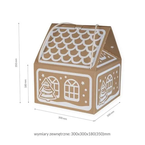 Pudełko w kształcie domku