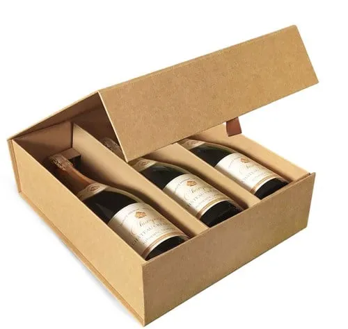 Pudełko magnetyczne z winem
