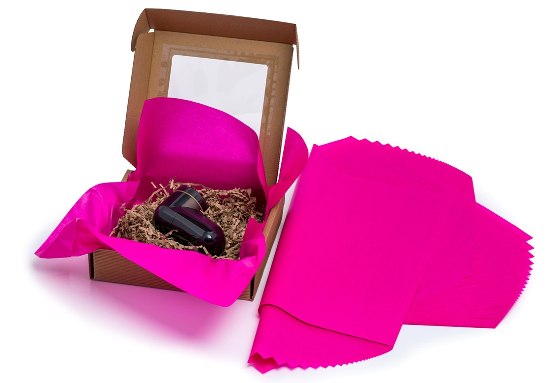 Bibuła ozdobna fuksja