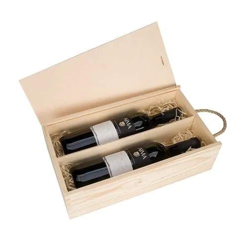 pudełko drewniane na wino