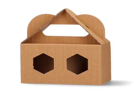 Karbowane pudełko na miód