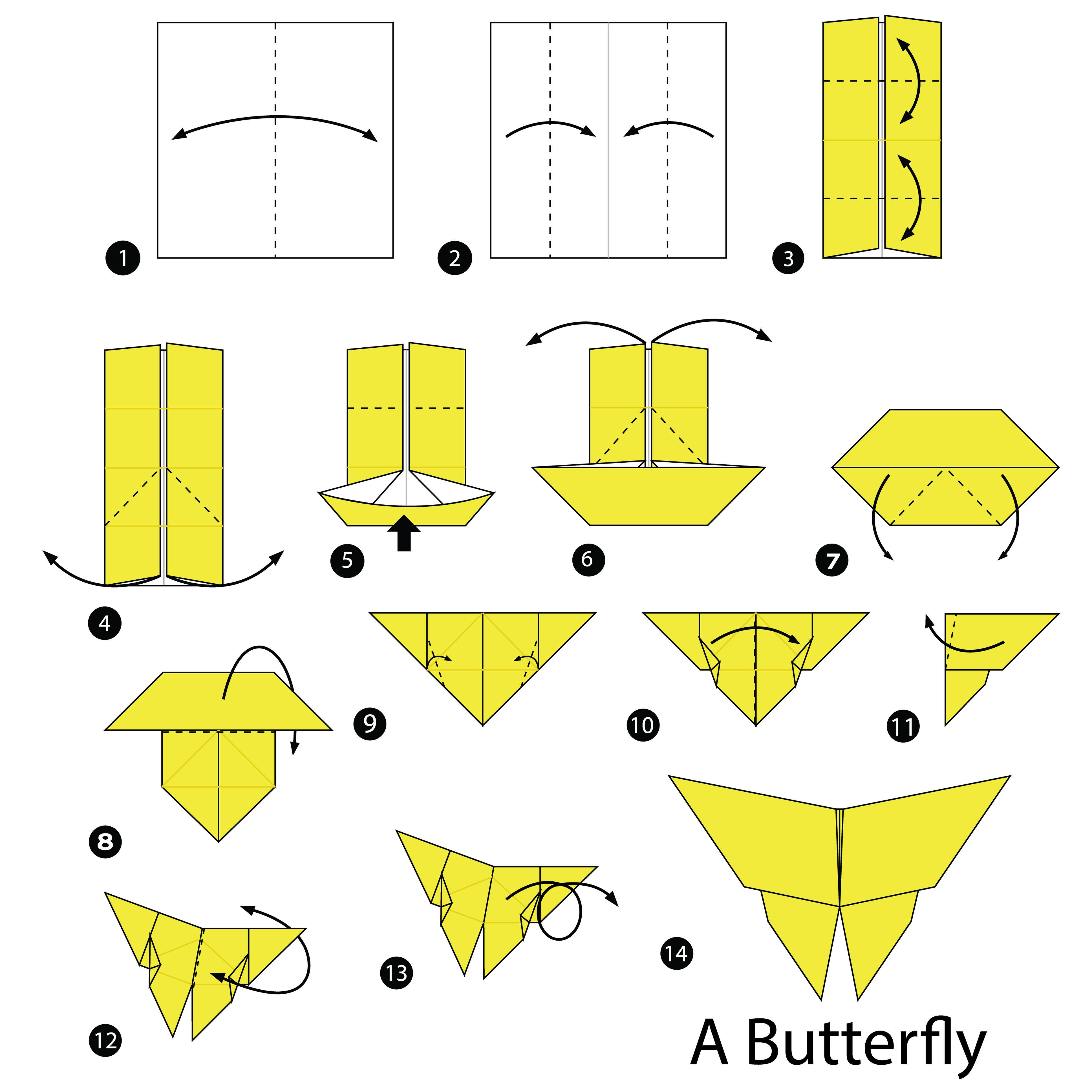 Motyl Origami Krok Po Kroku 🦋 0961