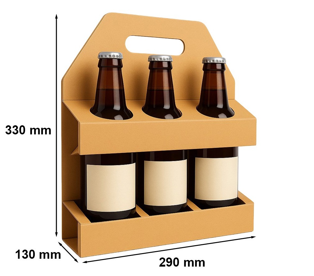 Nosidełko na 3 butelki piwa