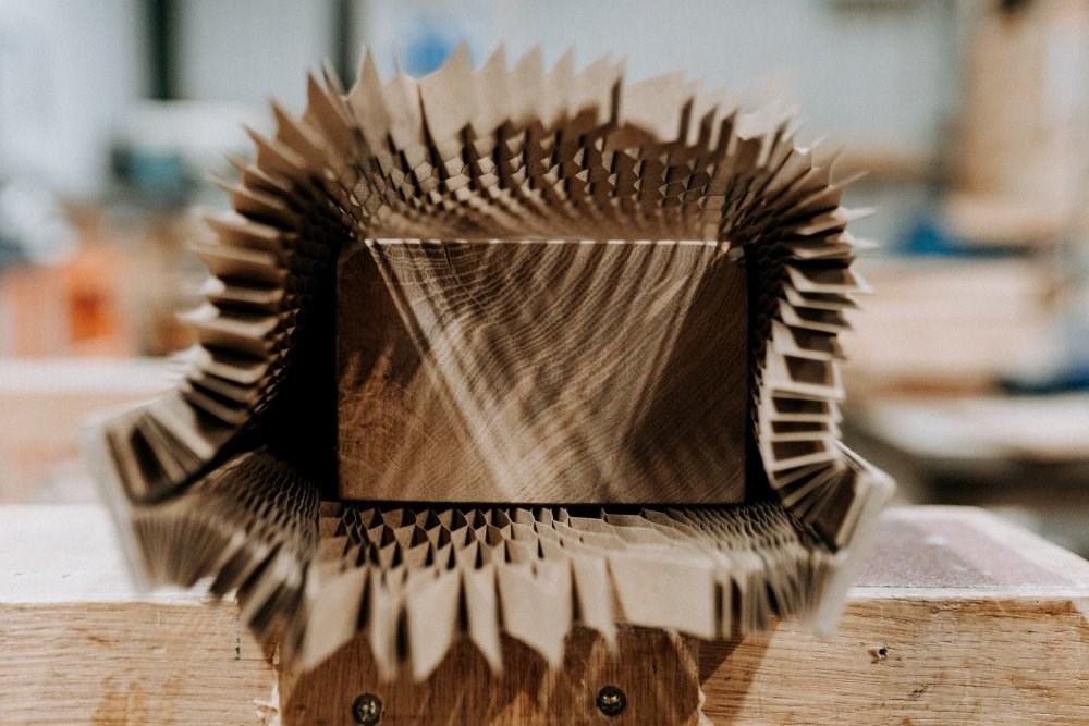 Papier pakowy plaster miodu