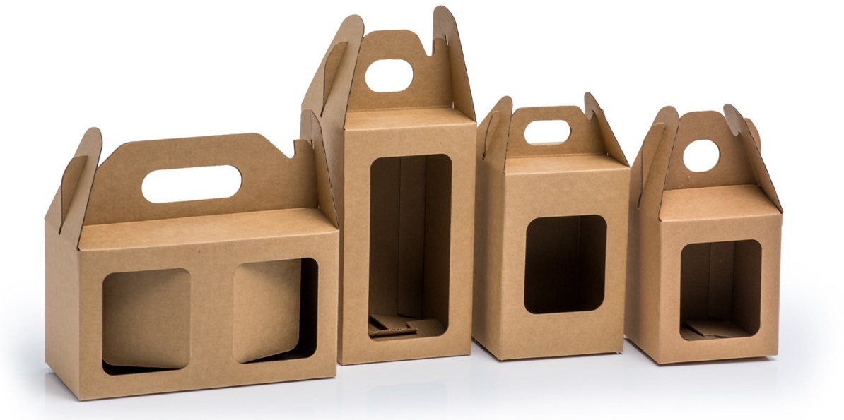 Różne kartony na słoiki z miodem