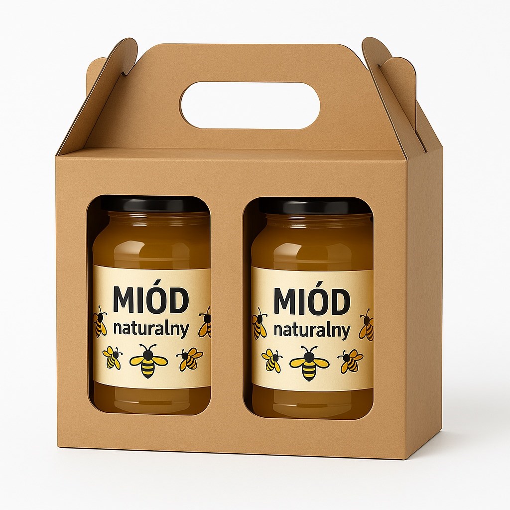Pudełko z oknem na miód