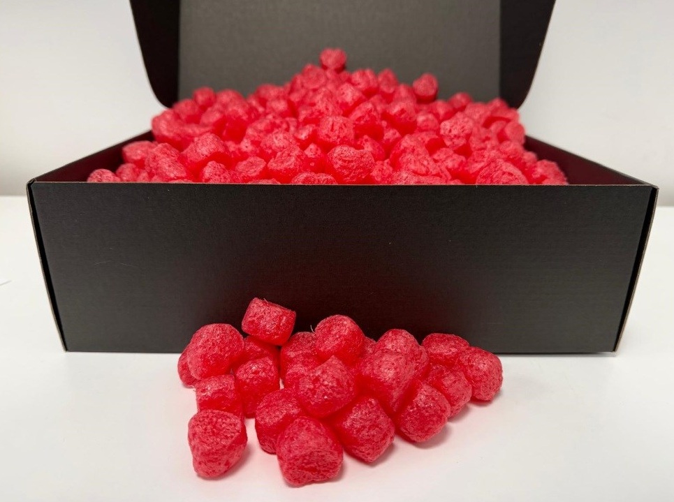 Czerwony skropak na walentynki