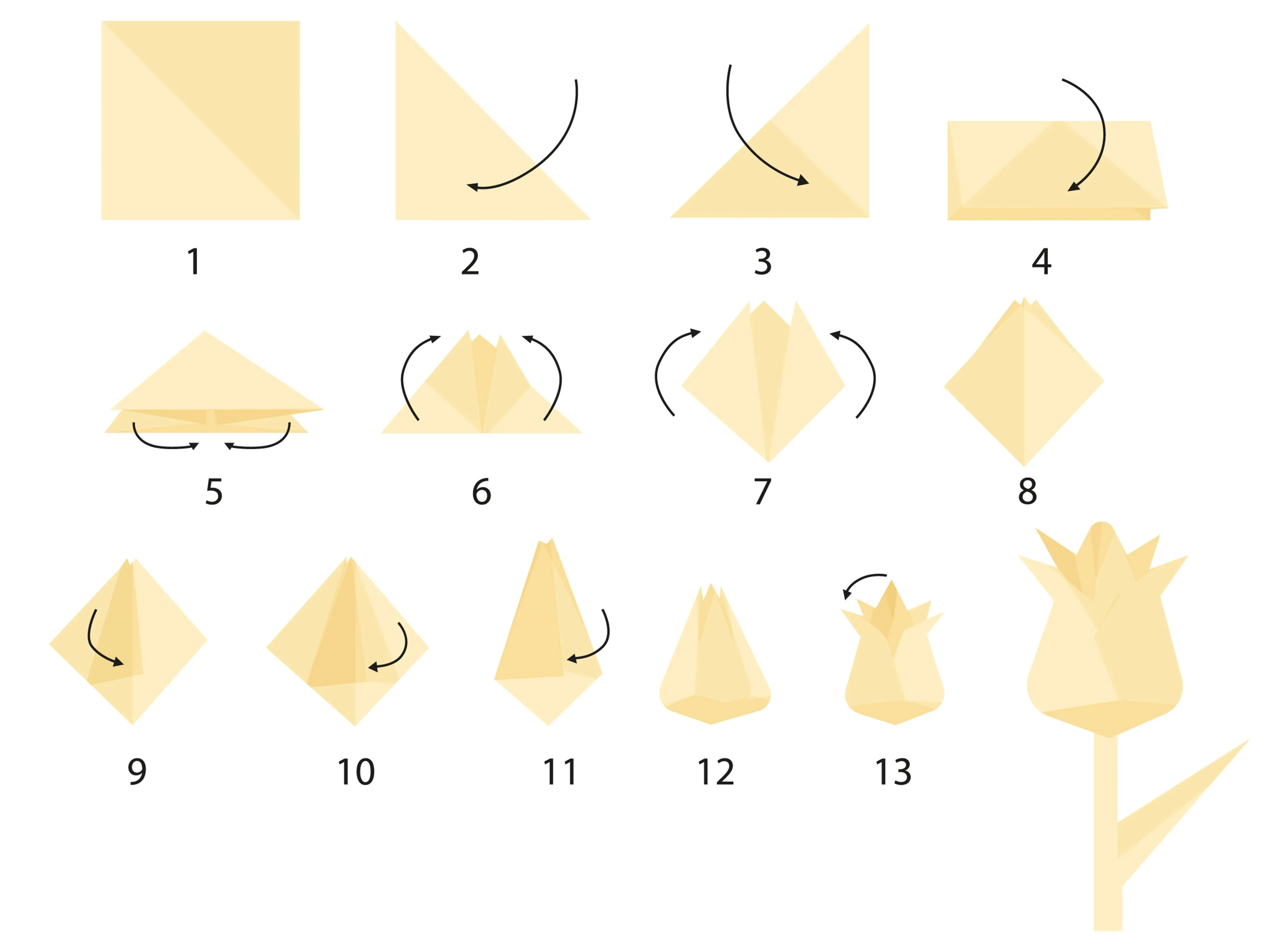 -Tulipan--origami-krok-po-kroku