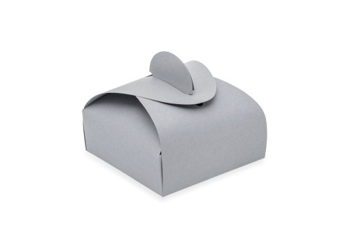 Pudełko ozdobne Prezent S 110x110x65mm Szare