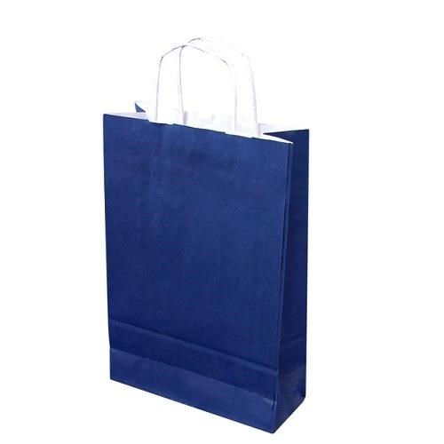 Torba Papierowa Ozdobna Granatowa 