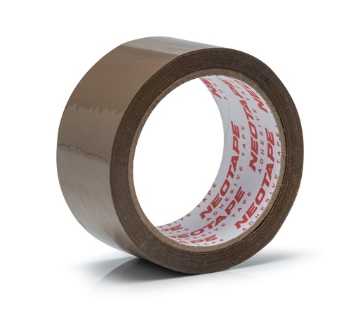 Taśma AKRYL NEOTAPE 48mm/60m Brązowa cichoodwijalna