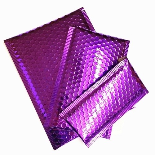 Koperty bąbelkowe metaliczne fioletowe