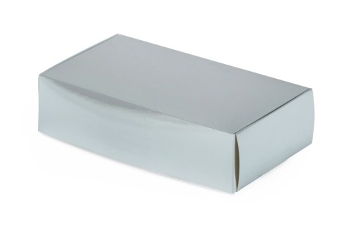 srebra pudełko prezentowe