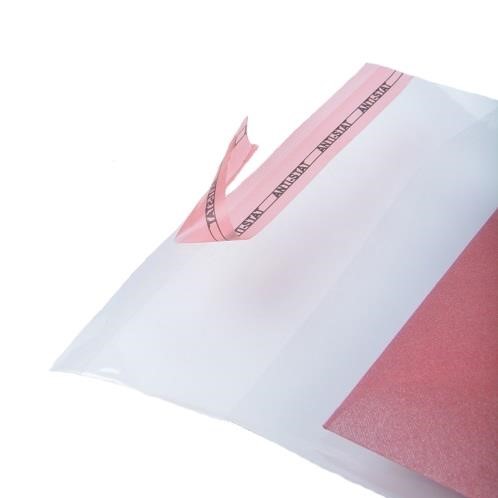 Woreczki celofanowe z taśmą 15x15+5cm 100szt