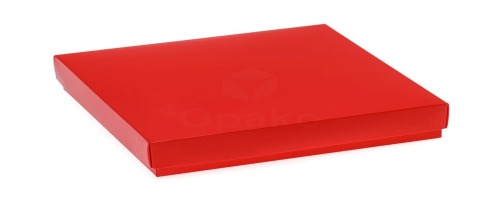Pudełko Laminowane 350x240x40mm Czerwone