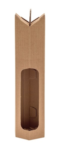 Pudełko karbowane  90x90x335mm / wino
