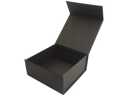 Pudełko Magnetyczne Czarne 200x200x90mm Pudełko Prezentowe Ozdobne
