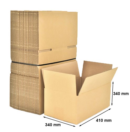 Kartony Klapowe 410x340x340mm - 10 sztuk