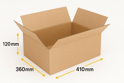 Karton 410x360x120mm z wkładem na 3 butelki