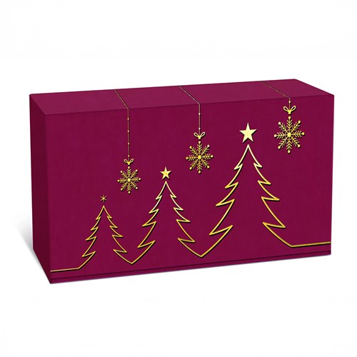 Pudełko Premium świąteczne BORDEAUX 360x192x93mm