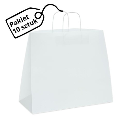 Pakiet - Torba 500x180x390 / BIAŁA 10szt
