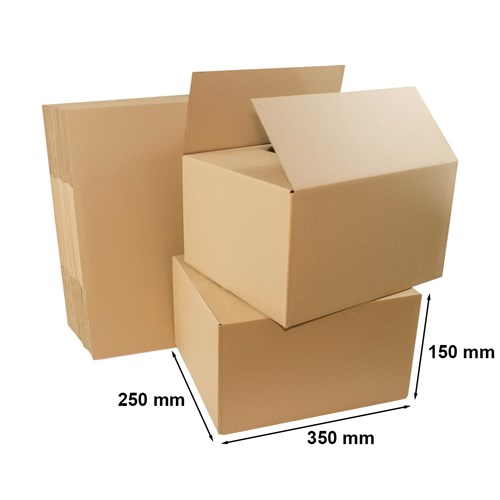 Kartony Klapowe 350x250x150mm, 10 sztuk
