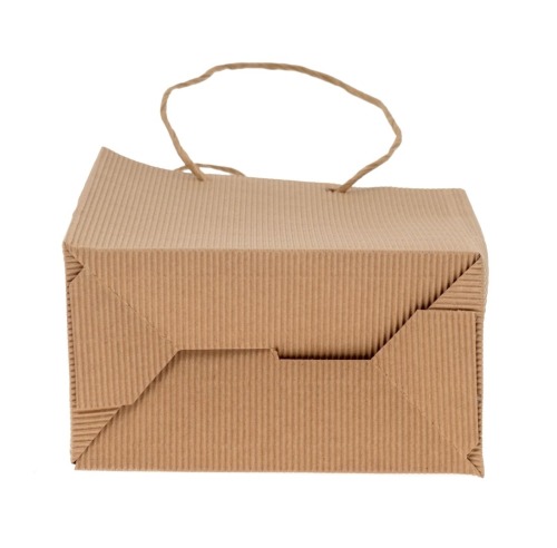 Torba z Tektury Karbowanej Sznurek