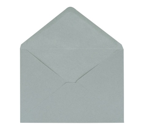 Koperta papierowa w kolorze szarym o formacie C6