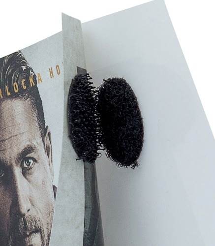 Kółko Rzepowe 10mm Czarne 1800szt Haczyk + Pętelka