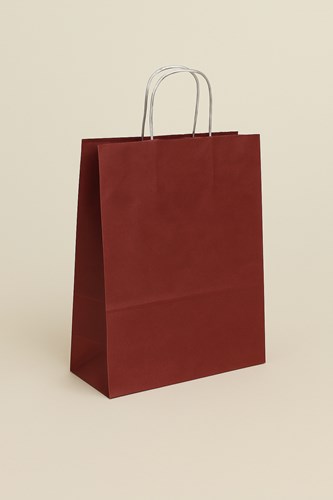 Torba Papierowa Bordowa