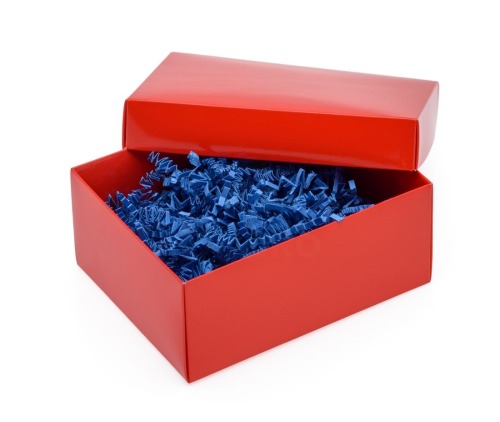 Pudełko laminowane 160x125x70mm czerwone A6