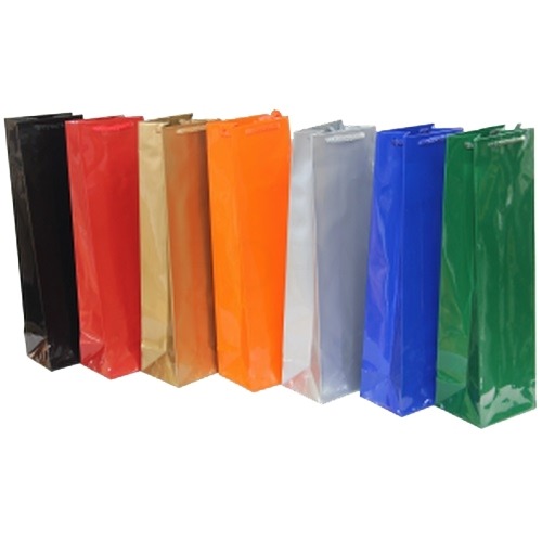 Torebka Laminowana Na Wino Srebrna