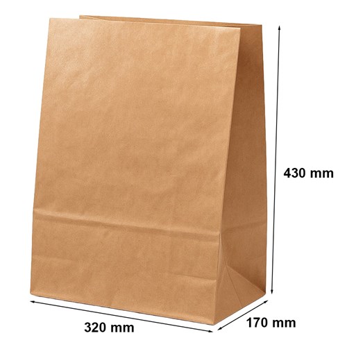Torby Papierowe Ekologiczne Brązowe