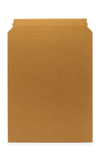 Koperta tekturowa sztywna 321x455mm A3 Brązowa 2paski