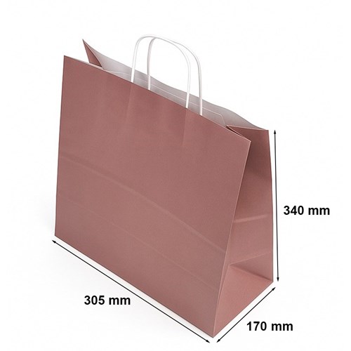 Torba 305x170x340 bordowa