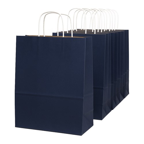Pakiet - Torba papierowa na prezent 180x80x225 / GRANATOWA 10 szt