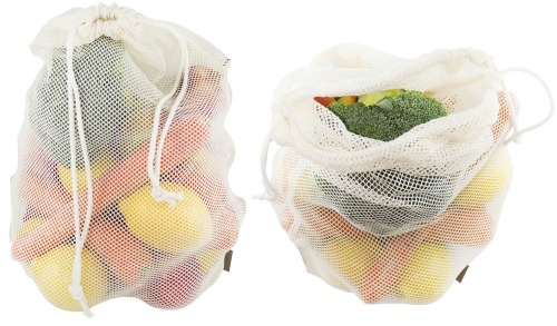 Woreczek z siatki bawełnianej