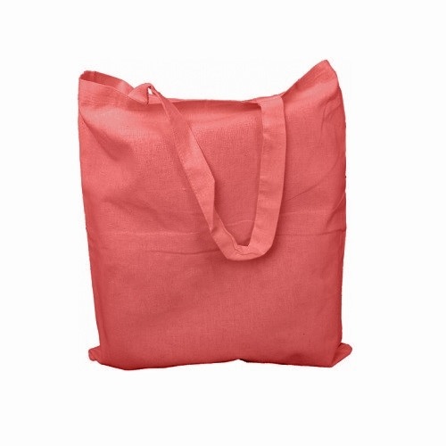 Ekologiczna torba bawełniana różowa