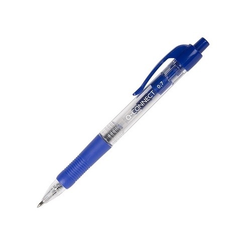 Długopis Automatyczny Q-Connect 0,7mm Nieb. 10szt