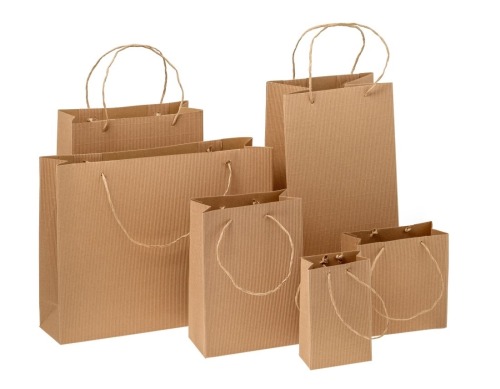 torba z tektury karbowanej 