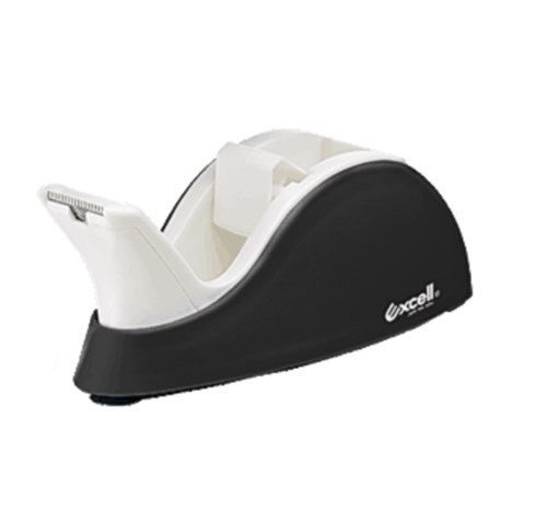 Czarny dyspenser taśmy PROMOUNT™ EX-61119PK z przyssawkami