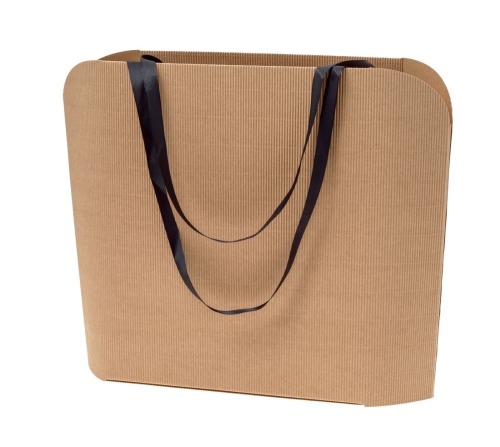 torebka z tektury karbowanej