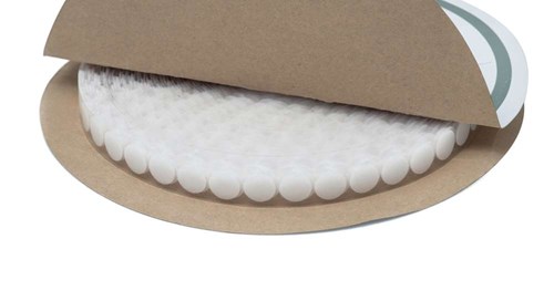 Kółko Rzepowe 16mm Białe 1250szt Haczyk + Pętelka